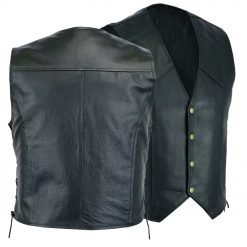 Classic PU Leather Biker Vest - Freedom, Strength, Faith | Secure Checkout | Tracked Shipping | 7-Day Easy Returns