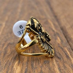 Sons of Anarchy Grim Reaper Stainless Steel Ring | Biker Reaper Scythe Band | Secure Checkout | Tracked Shipping | 7-Day Easy Returns - Image 4